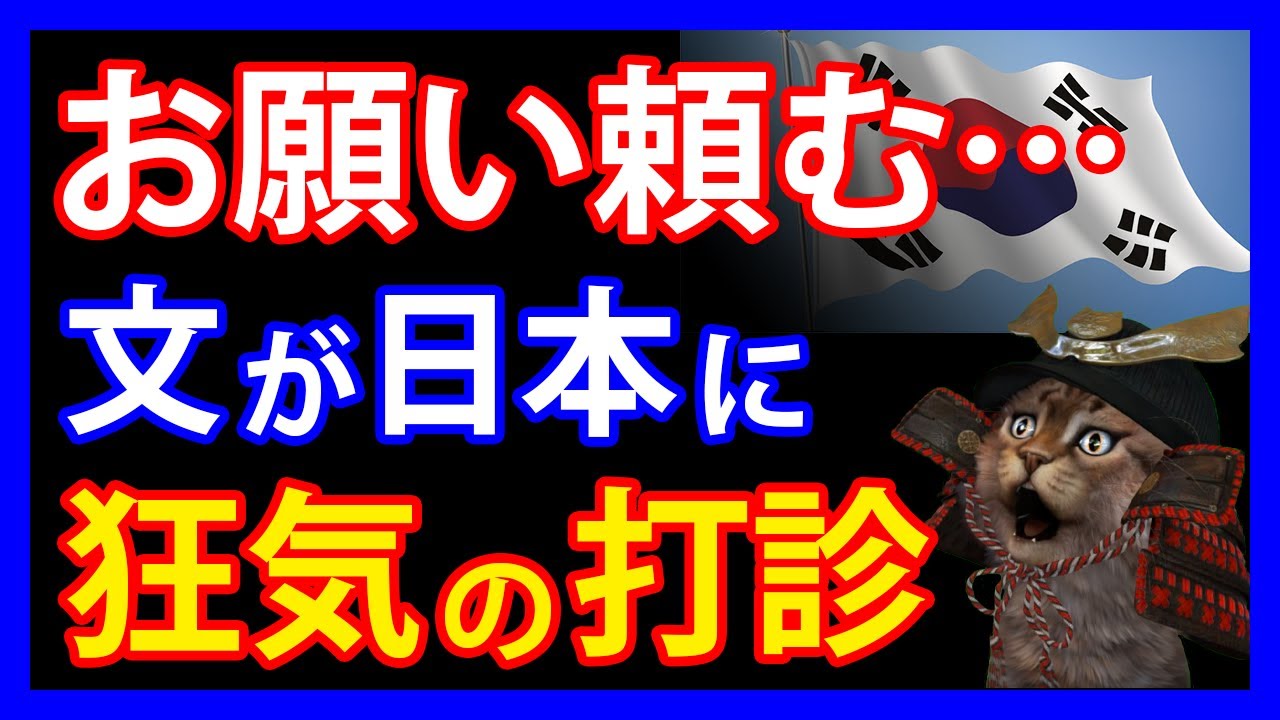 韓国政府 日本へ緊急来日 文が日本に狂気の打診