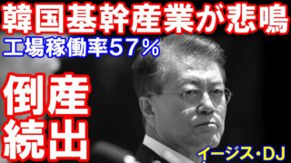 韓国の基幹産業が崩壊 日本政府に 支援を要求… 韓国悲鳴大パニック
